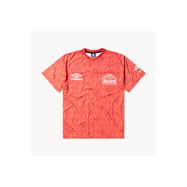 新品 ARIES X UMBRO フットボール ゲームシャツ ARIES（アリーズ） ARIES×UMBRO Red Roses SS Football Jersey