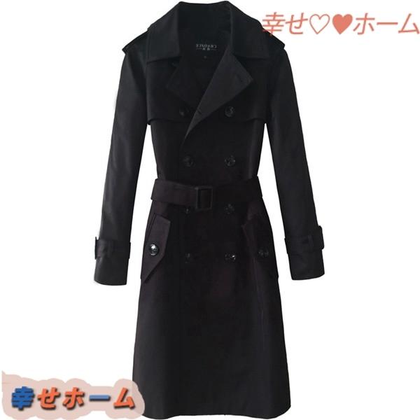 メンズ ダブルブレスト お洒落 カジュアル ビジネス スプリングコート トレンチコート ロング丈 ファッション 無地 イングランド スリム Qxqsg4a311bfbde55 幸せホーム 通販 Yahoo ショッピング