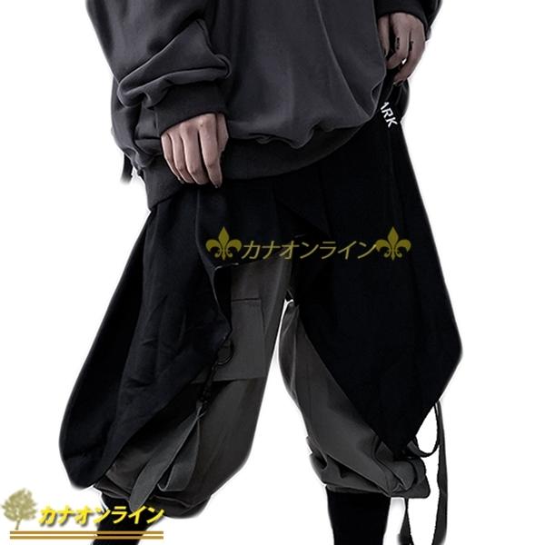 不規則 アラジンパンツ 重ね着風 サルエルパンツ ベルト飾り メンズ ダンスパンツ ヒップポップ かっこいい ニッカポッカ 個性的 印象派 Wyrah25deb5d98b8 カナオンライン 通販 Yahoo ショッピング