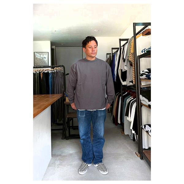 melple The American Ringer L/S メイプル アメリカンリンガーロングスリーブ Charcoal