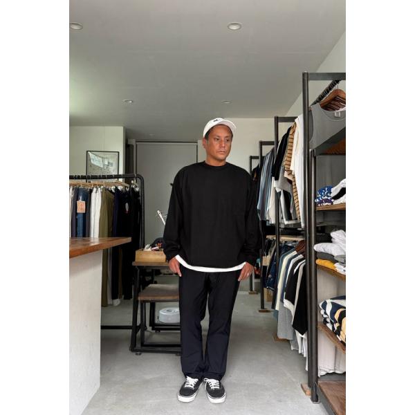 melple The American Ringer L/S メイプル アメリカンリンガーロングスリーブ Black