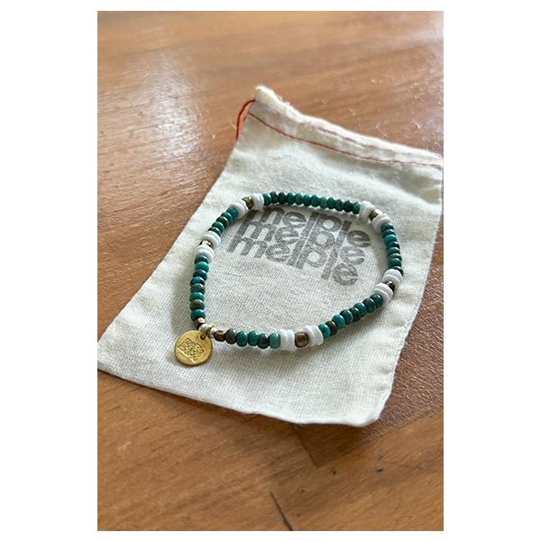 melple（メイプル） melple BEADS BRACELET - Turquoise ビーズ