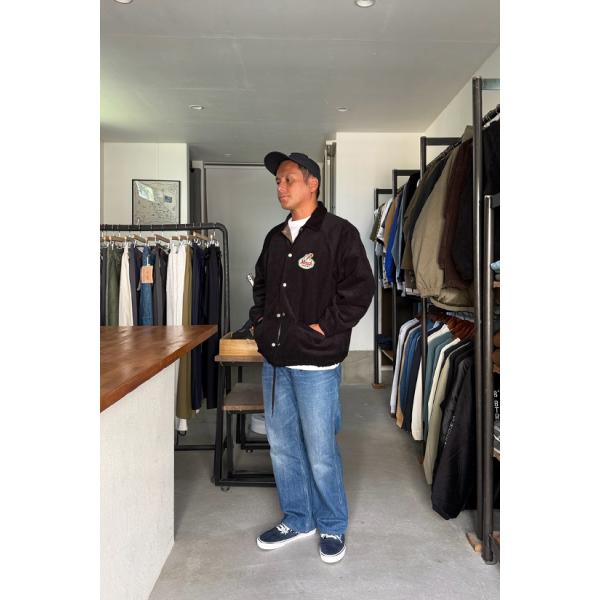 MACK TRUCKS CORDUROY COACHERS JACKET Black マックトラック コーデュロイ コーチジャケット