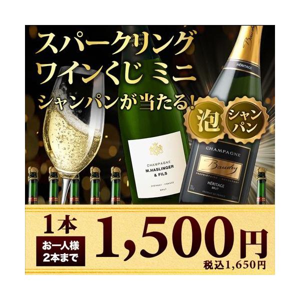 ワイン シャンパン・スパークリングワイン ワインくじ スパークリングワインくじミニ (シャンパン・スパークリング)【数量・期間限定】 爆買 お中元