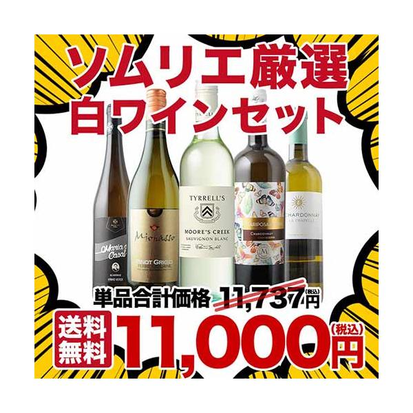 ワイン ワインセット 白ワイン 当店ソムリエ厳選ワインセット（白