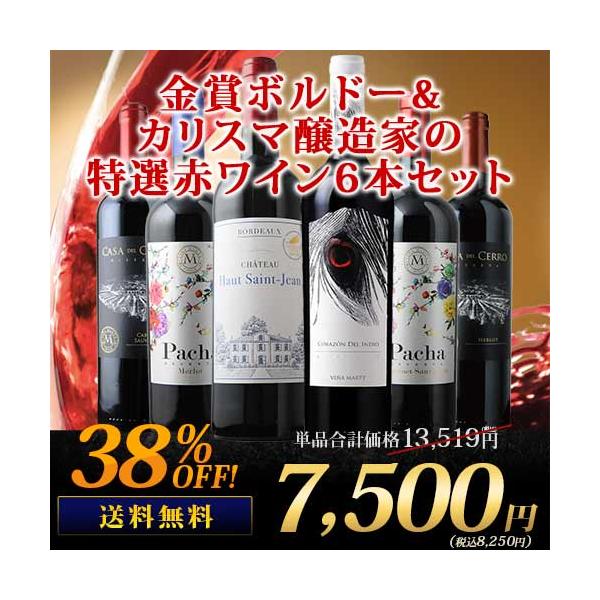 金メダル獲得1本とカリスマ醸造家6本入りの高リピート率の特選赤ワインセット！【T-RE】【SET-6】【母の日】【父の日】【プレゼント】【ギフト】【バーベキュー】【お中元】【ポイント利用】