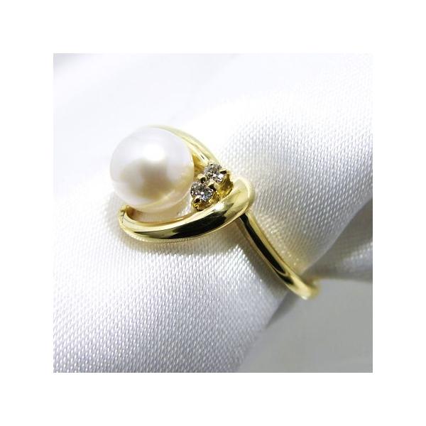極美品 K18 あこや真珠 ダイヤ　フラワーモチーフ　リング　重量10.0ｇ 楽天市場】【緑屋質屋】ミキモト フラワーモチーフ ダイヤモンド