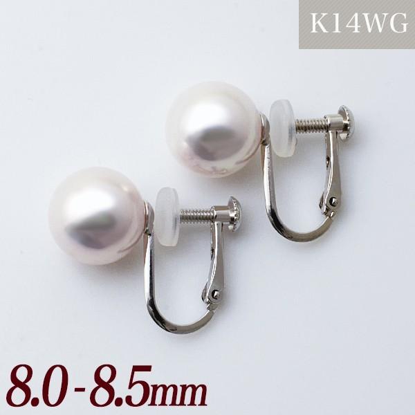 ヴィンテージ復刻 アコヤ真珠 イヤリング（スタッド・直結） ホワイト