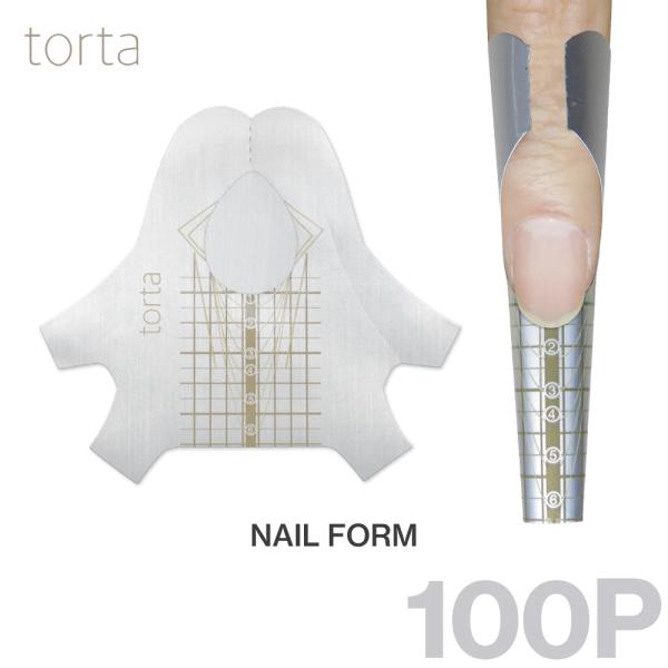 torta  トルタ　ネイルフォーム　100枚