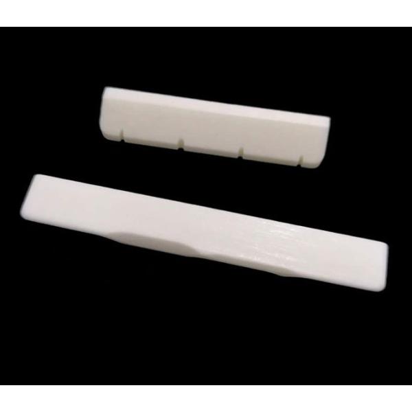 素材：天然牛骨 カラー：ホワイト サイズ：ソプラノ(21インチ)用　35×5×6.5mm/53×3×7mm           コンサート(23/24インチ)用　36 x5 x6.5 mm/56 x 3 x 7 mm           テ...