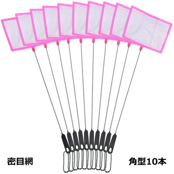 ミジンコネット ブラインシュリンプネット ボールチェーン付き フィッシュネット メダカ 網 蜜目 BISHOKU