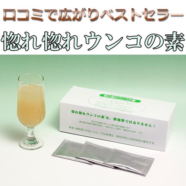 惚れ惚れウンコの素　3箱 サプリメント 「惚れ惚れウンコの素」 植物性繊維加工食品 株式会社