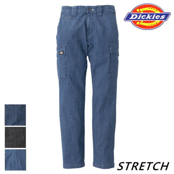 セディショナリーズ ストライプ ワークパンツ Lサイズ Dickies（ディッキーズ） カジュアル Dickies D-695 カーゴパンツ