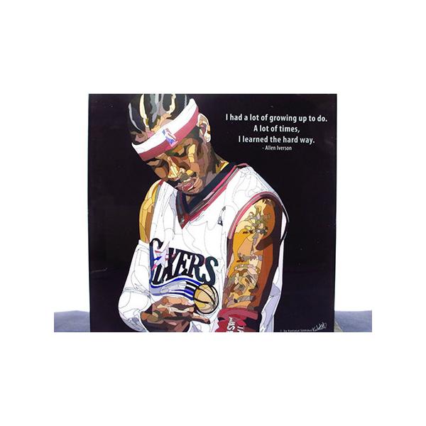 新品 No 186】 ポップアートパネル アレン アイバーソン NBA : ポップ