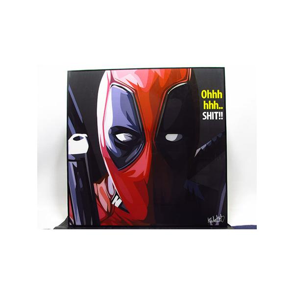 【st・新品 No 35】 ポップアートパネル デッド プール アメコミ st・新品 No 35】 ポップアートパネル デッド プール アメコミ