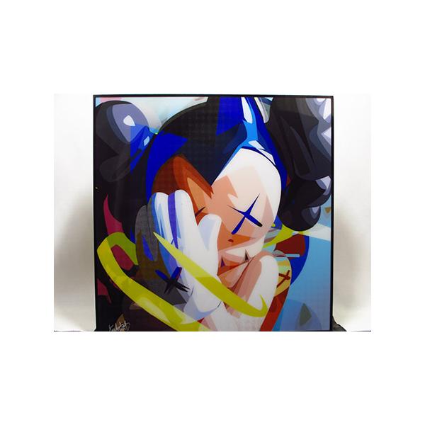 i・新品 No 356】 ポップアートパネル カウズ KAWS ピノキオ