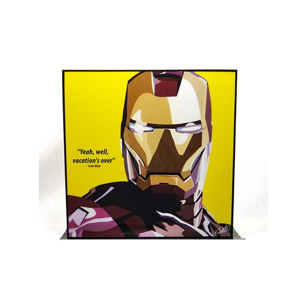 【ひろ・新品 No 39】ポップアートパネル アイアンマン アベンジャーズ 新品 No 39】 ポップアートパネル アイアンマン アベンジャーズ