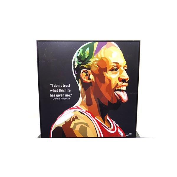 新品 No 78】 ポップアートパネル デニス ロッドマン NBA : ポップ