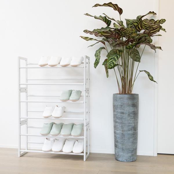 シューズラック スリム 省スペース おしゃれ 靴 収納 玄関 シンプル シューズスタンド ブラック ホワイト レビュー特典 Wy Buyee Buyee Japanese Proxy Service Buy From Japan Bot Online