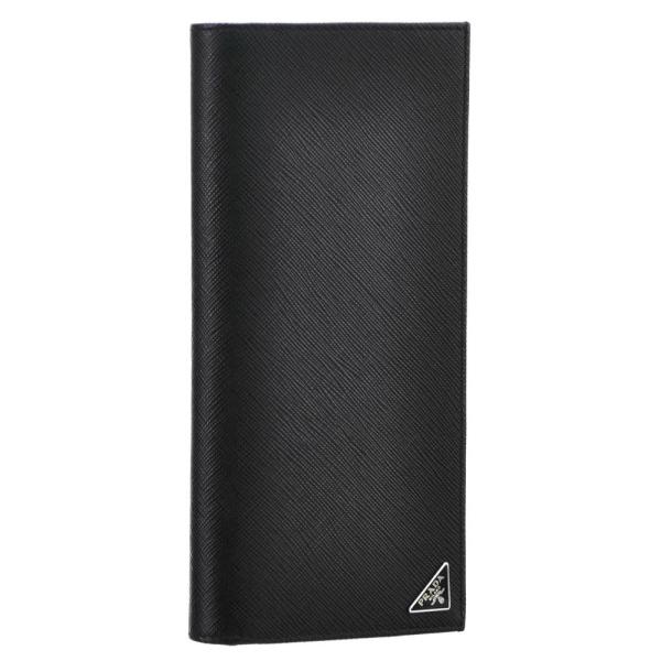 【並行輸入品】 プラダ PRADA 財布 長財布 2MV836 QHH F0002 NERO 【SAFFIANO TRIANG】