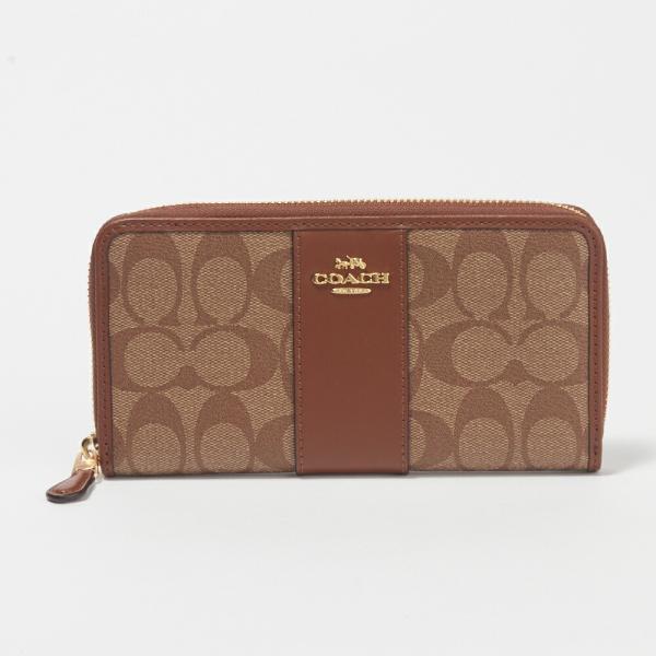 COACH コーチ 財布 長財布 F54630 ブラウン系（IME74） : テザーレ 