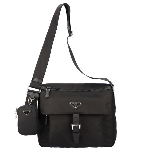 【お取り寄せ】 【並行輸入品】 プラダ ショルダーバッグ 1BD994 RV44 B1M ブラック(F0002 NERO) PRADA