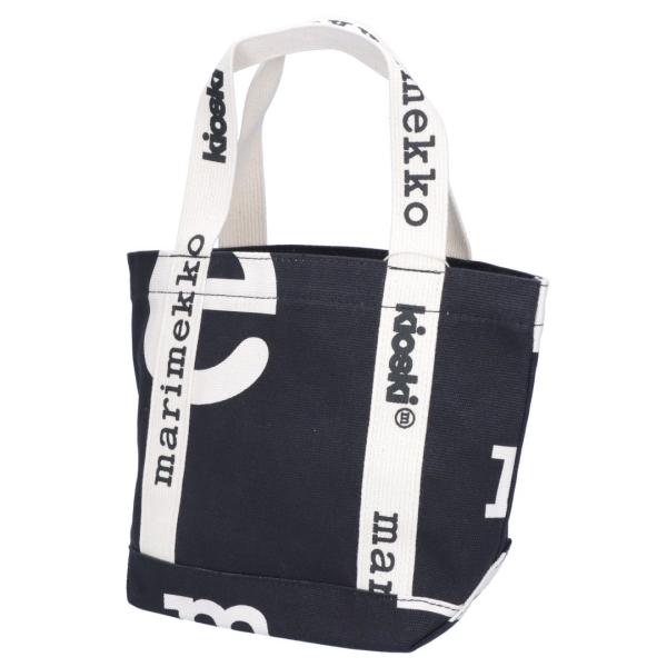 【並行輸入品】 マリメッコ MARIMEKKO トートバッグ CARRIER MIDI MARIMERKKI 92250 ブラック 【ゆうパケ可】