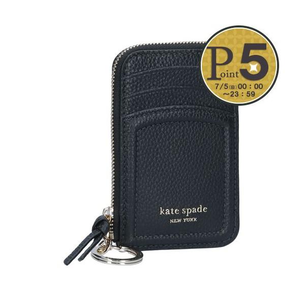 【並行輸入品】 ケイトスペード KATE SPADE カードケース ノット ジップ カードホルダー K5611 001 BLACK
