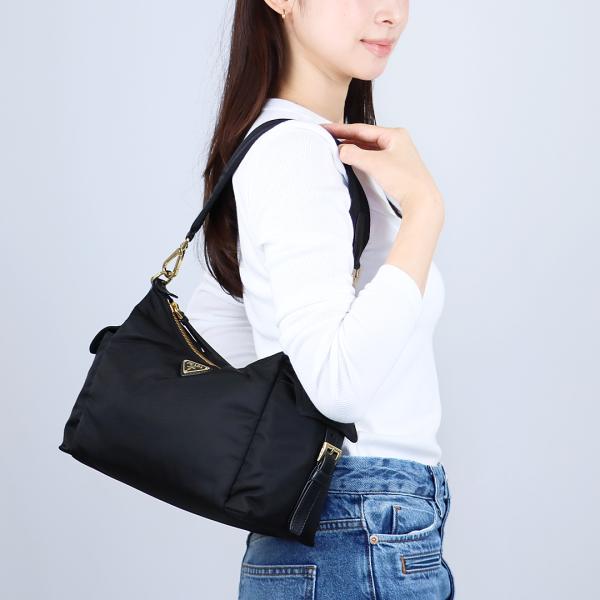 【お取り寄せ】 【並行輸入品】 プラダ PRADA バッグ ショルダーバッグ 2WAYバッグ 1BC264 RDLN NOO F0002 NERO エクスプローラ ラージ RE-NYLON xレザー バッグ
