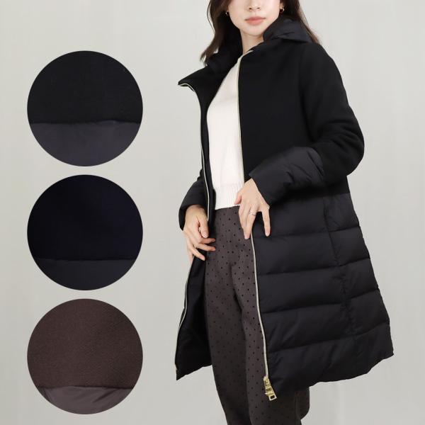 HERNO（ヘルノ） 【並行輸入品】 レディース ダウンコート ウール切替