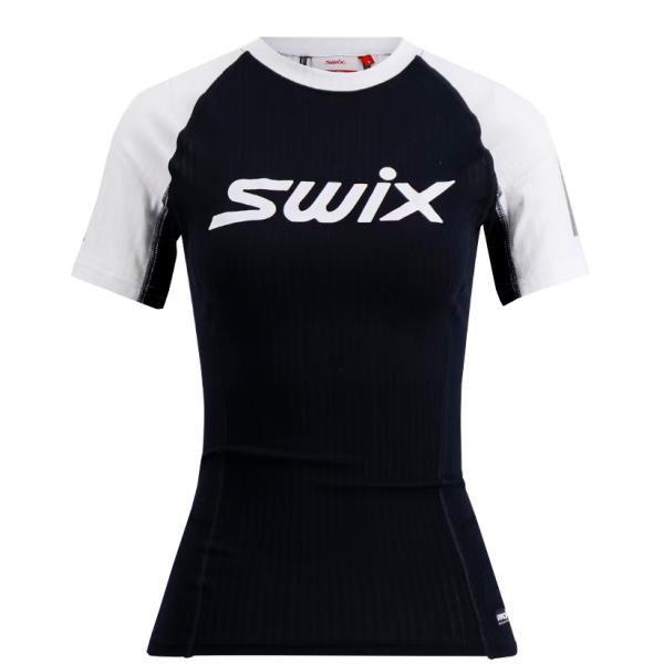 スウィックス SWIX 10023 レースX ショートスリーブ カラーBlack/Bright White(10041) ウィメンズ クロスカントリースキー カヌー ベースレイヤー