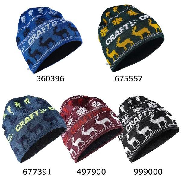 CRAFT クラフト クロスカントリースキー キャップ レトロ ニット