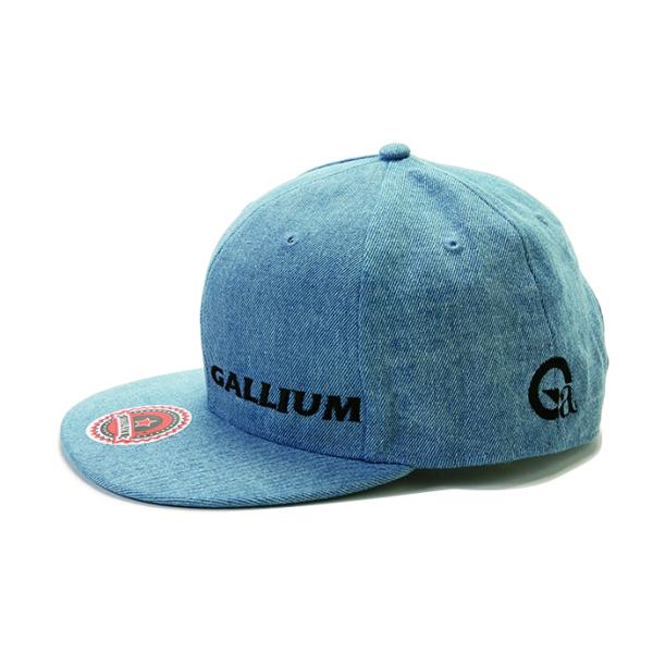 ガリウム GALLIUM クロスカントリースキー アルペンスキー スノーボード 帽子 フラットバイザー キャップデニム KC0025