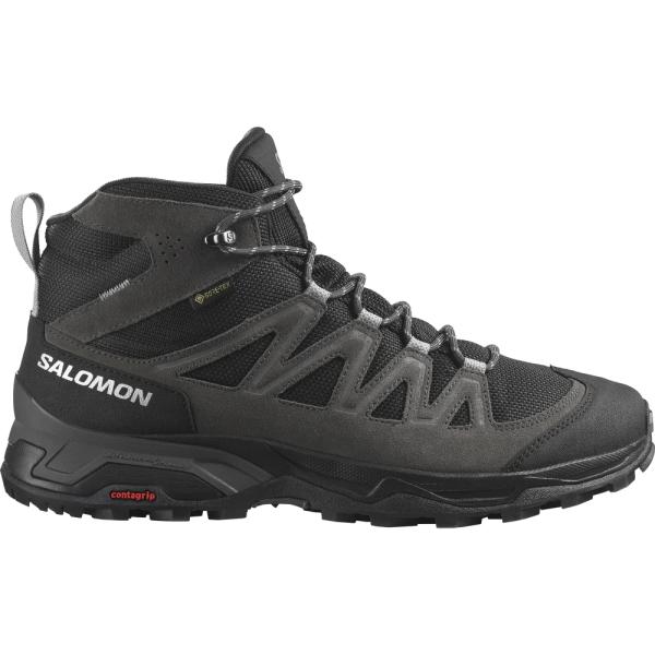 SALOMON　くろ SALOMON サロモン L47181700 X WARD LEATHER MID GTX カラー