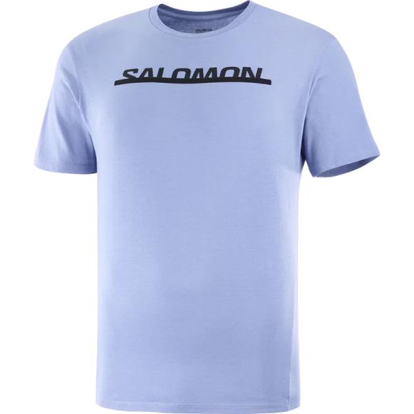 サロモン SALOMON LC2029700 ESSENTIAL LOGO SS TEE カラーEnglishManor/DeepBlack OUTDOOR コットン100％ Tシャツ メンズ