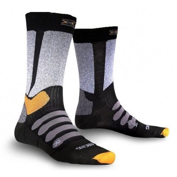 (取寄) バックカントリー ベンチャー ビヨンド メリノ ブレンド スキー ソックス Backcountry Venture Beyond Merino Blend Ski Sock Black /Fallen Rock X-SOCKS エックスソックス クロスカントリースキー ソックス XC