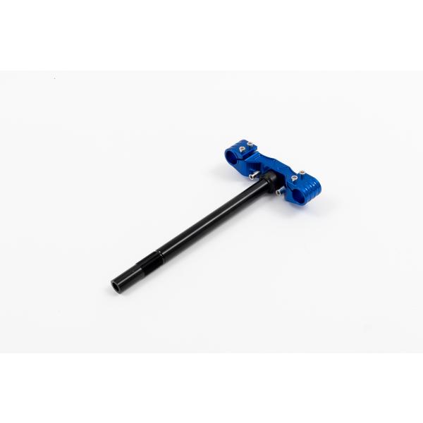 dk ステム DIO ZX AF18 AF25 AF28 AF27 AF34 AF35 ステム 三又 CNCアルミ 27mm 青