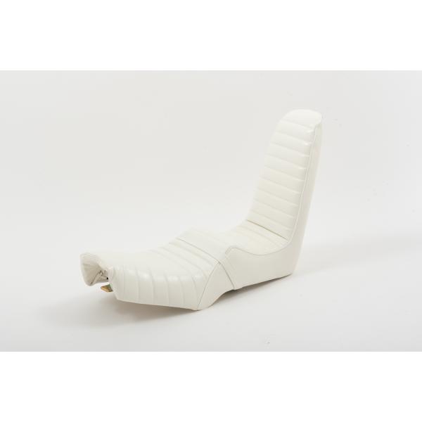 GN125 GN125H GN125-2F 三段シート 3段シート 座席 白 タックロール