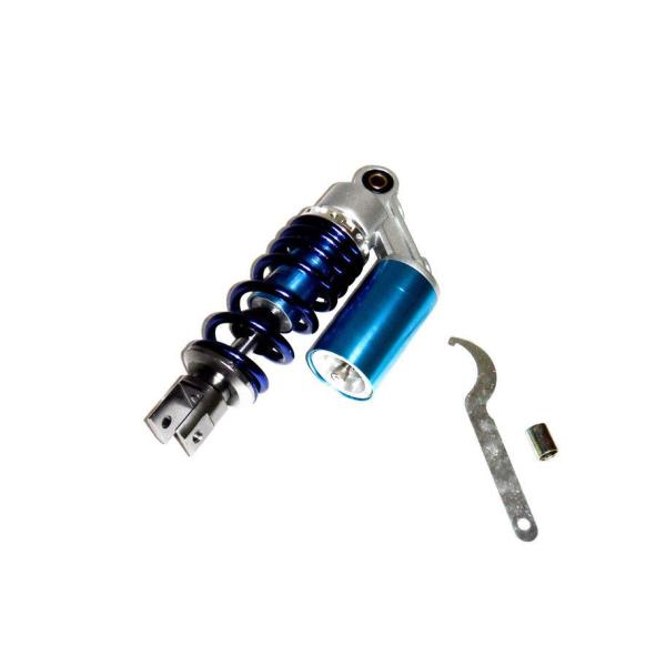 235mm タンク付き リアサスペンション リアショック 青 ブルー
