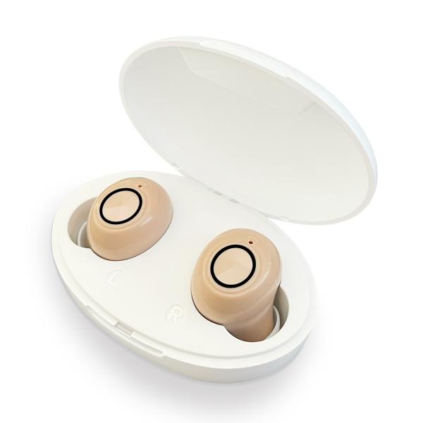 集音器【国内正規品】2022最新デザイン タッチ式  遅延起動機能 耳に挿入する時ハウリング無し USB充電式 超小型 メガネのまま使えます 軽度 中度難聴者