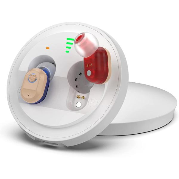 集音器【国内正規品】2022最新デザイン Type‐C急速充電 超小型 左右両用耳穴式タイプ UFO-CN127 メガネのまま使えます 軽度 中度難聴者