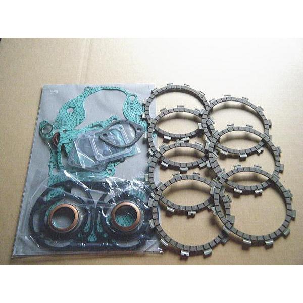 RZ350R（29K)用 エンジンガスケットセットとクラッチ板【ゼス