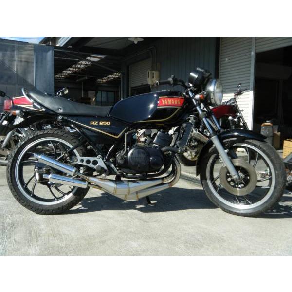 RZ250/350用 ステンレス クロス右2本出しストリートチャンバー RZ250/350用 ステンレス クロス右2本出しストリートチャンバー