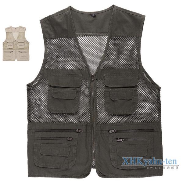 フィッシングベスト メンズ ベスト メッシュ 釣り アウトドア 夏用 サマーベスト フィッシングウエア 多機能 Buyee Servicio De Proxy Japones Buyee Compra En Japon