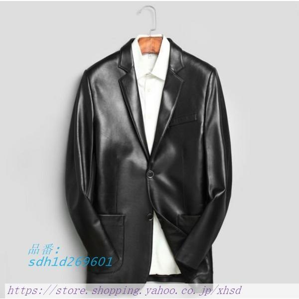 本革 テーラードジャケット メンズ ラム皮 シングルコート リアルレザー スーツ 男性 ブルゾン 秋冬 革ジャン ブレザー 通勤 Sdh1d 奇跡の花 通販 Yahoo ショッピング