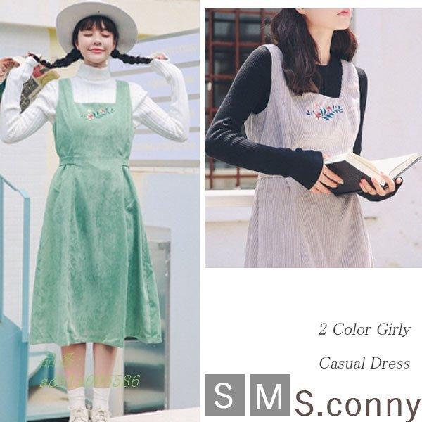 ワンピース レディース 春 長袖 サロペット きれいめ 中学生 かわいい 高校生 シンプル 女子 ロング おしゃれ 流行 ひざ丈 ファッション 韓国 Sdh1x 奇跡の花 通販 Yahoo ショッピング