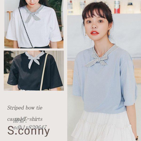 Tシャツ レディース 夏 トップス カットソー 半袖 女子 ファッション 無地 シャツ 韓国 ティーンズファッション中学生 高校生 シンプル Sdh1x0647 奇跡の花 通販 Yahoo ショッピング