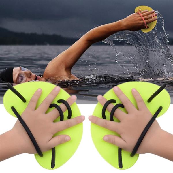 【人間工学に基づいたデザイン】：水泳用フィンガーウェッブは特別な弾力性と特別なカット、流体力学的形状、再利用可能なデザインを持っています。【調節可能なストラップ】：ストラップはシリコン素材でできており、手のひらの血流を妨げません。 ショルダ...