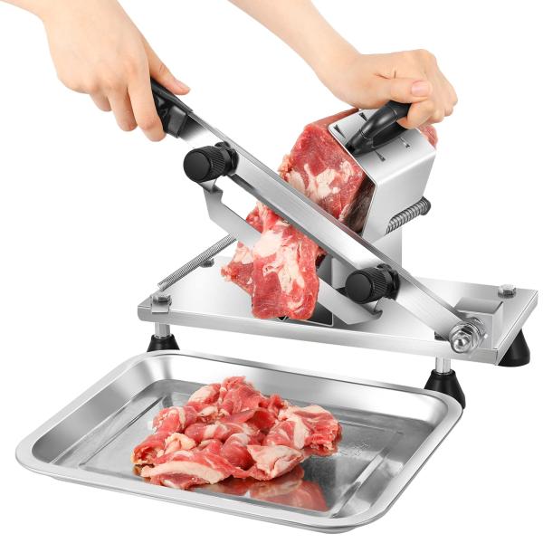 業務用 手動式カッター 手動スライサー 木製台付き 業務用 手動式カッター 手動スライサー 木製台付き