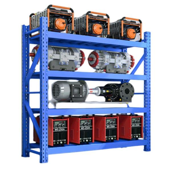 スチールラック 業務用 倉庫収納ラック 4段 メタルラック 耐荷重500KG